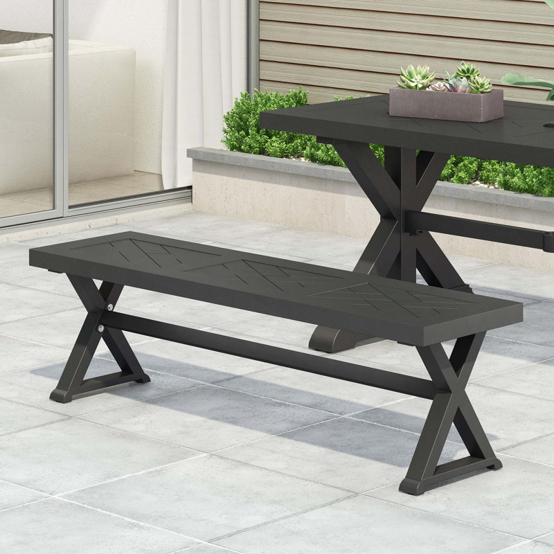 Banc de pique-nique en aluminium