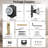Crystal Privacy Door Knobs With Arch Rosette