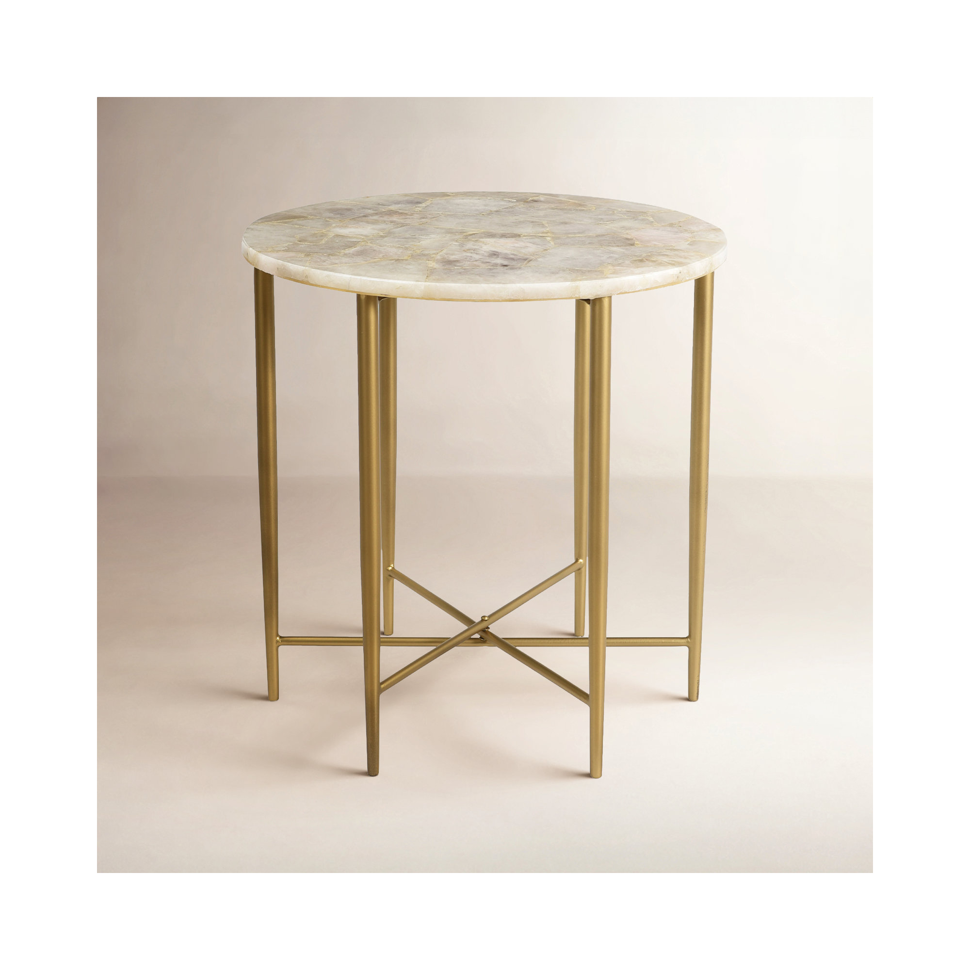 Tira Stone End Table