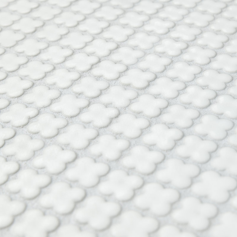 Fioretti Glossy Blanco 12" x 12" Ceramic Mosaic Tile