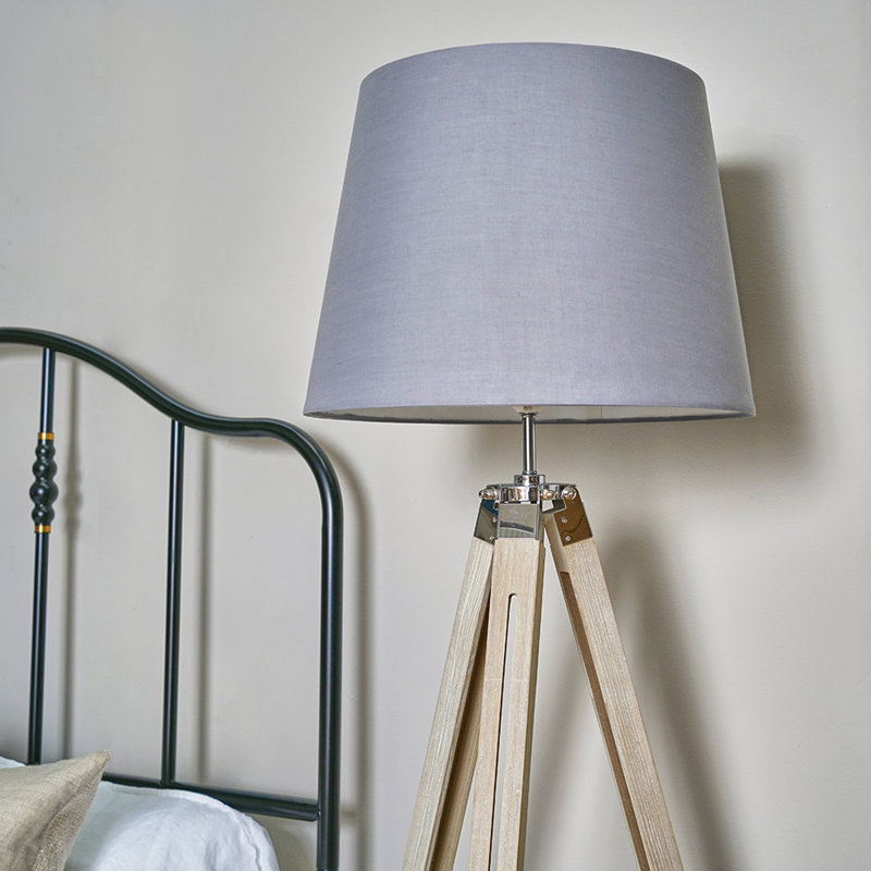 Bella Vista 153cm Tripod Floor Lamp, Grey