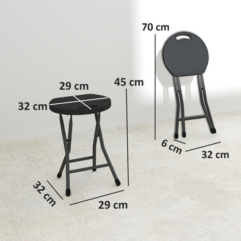 Plastic Folding Bench Folding Chair Set