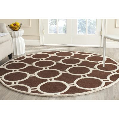 Deedgra Hand Tufted Wool Geometric Rug