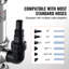 Pompe de puisard 1HP, 4020GPH, pompe à boues submersible en acier inoxydable 30 pieds