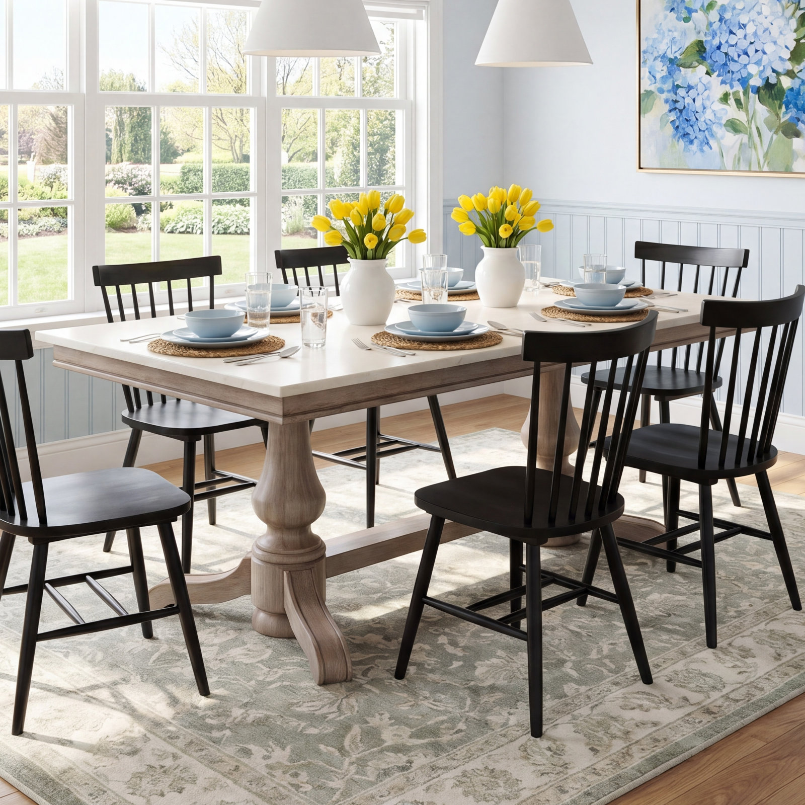 Aberdale 66" Mahogany Dining Table