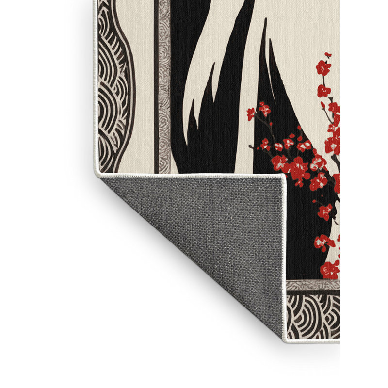 Tapis Branching Serenity, Rectangulaire 2 pi x 3 pi