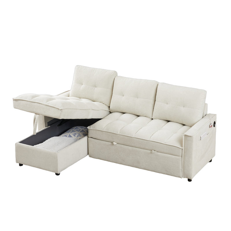 Canapé modulaire Avital, Chenille beige