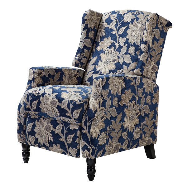 Blue Elephant Upholstered Manual Recliner & Reviews 