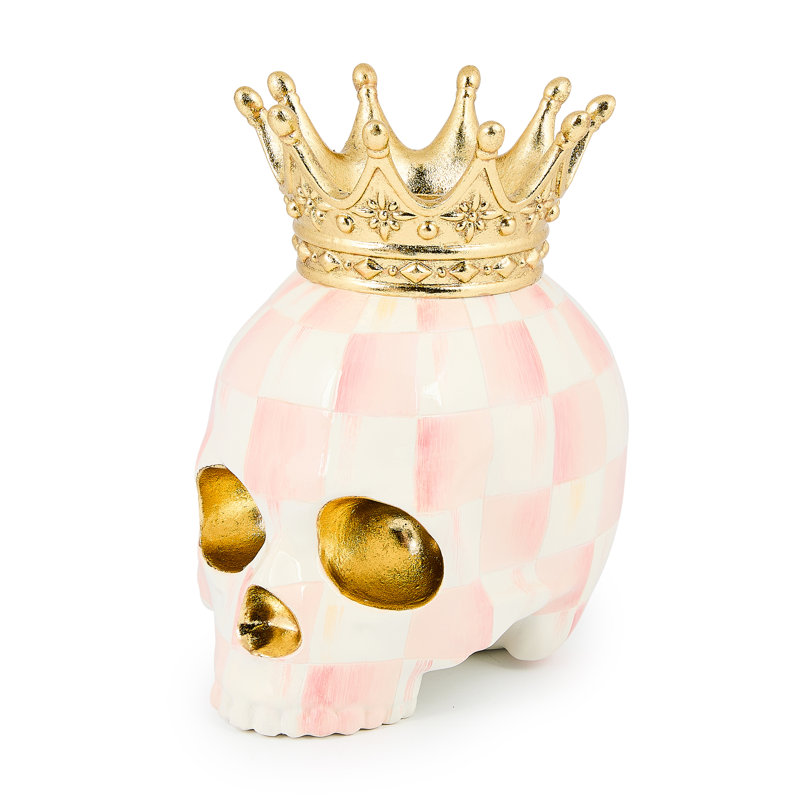 Crâne couronné à carreaux Rosy
