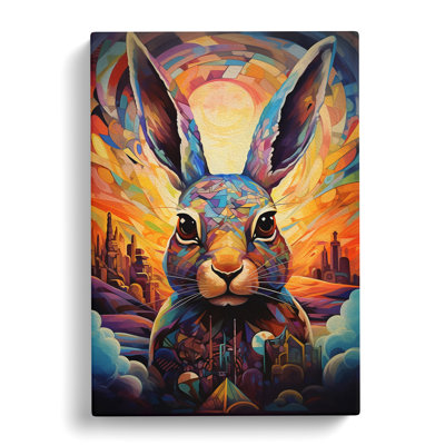 Hare Futurism - No Frame Print