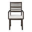 Ensemble de chaises de salle à manger avec accoudoirs, ensemble de 2 pièces