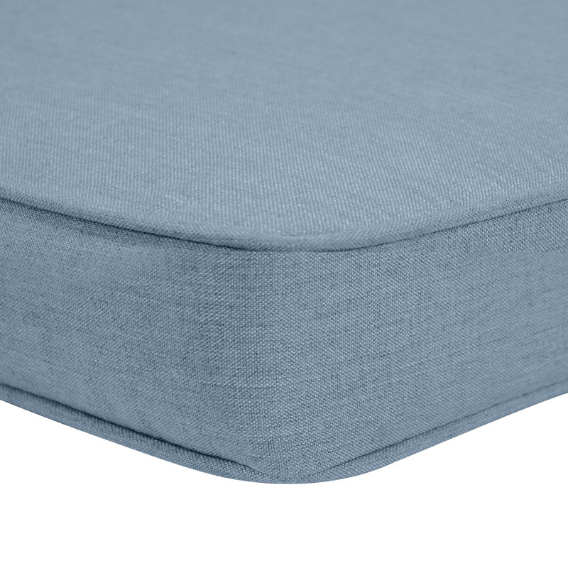Outdoor Sunbrella® Seat Cushion, Spectrum Denim Sunbrella®, 17" W x 17" D
