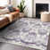 Premium Machine Washable Prisco Purple Rug