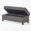 Banc rembourré avec espace de rangement-1790916168