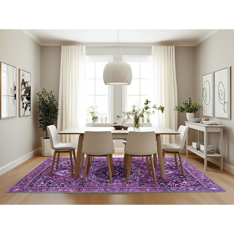 Oriental Indoor Rug, Rectangle 7' x 10'