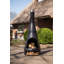 Kingston Cylinder Clay Wood Burning Smokeless Chimnea-1271375613