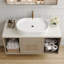 Meuble-lavabo de salle de bain 22,8 po