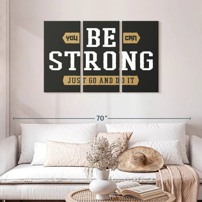 Tergel Be Strong, typographie