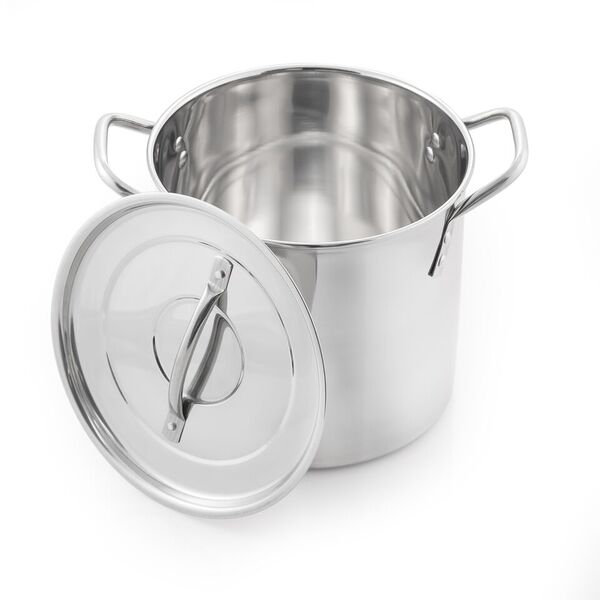 McSunley 8-Quart Stainless Steel Stock Pot with Handles