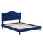 Lit plateforme en velours cendré Juniper Channel-1816866230-1816866236