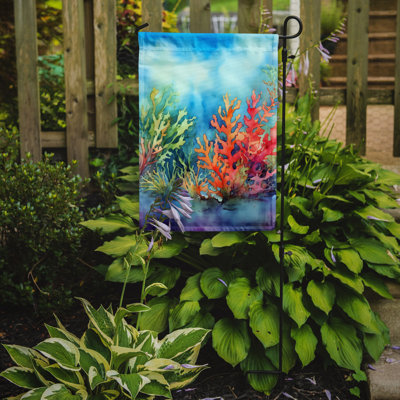 Drapeau de jardin aux algues
