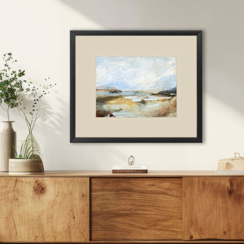 Smudged Coastline II Print by Barnes Paragon