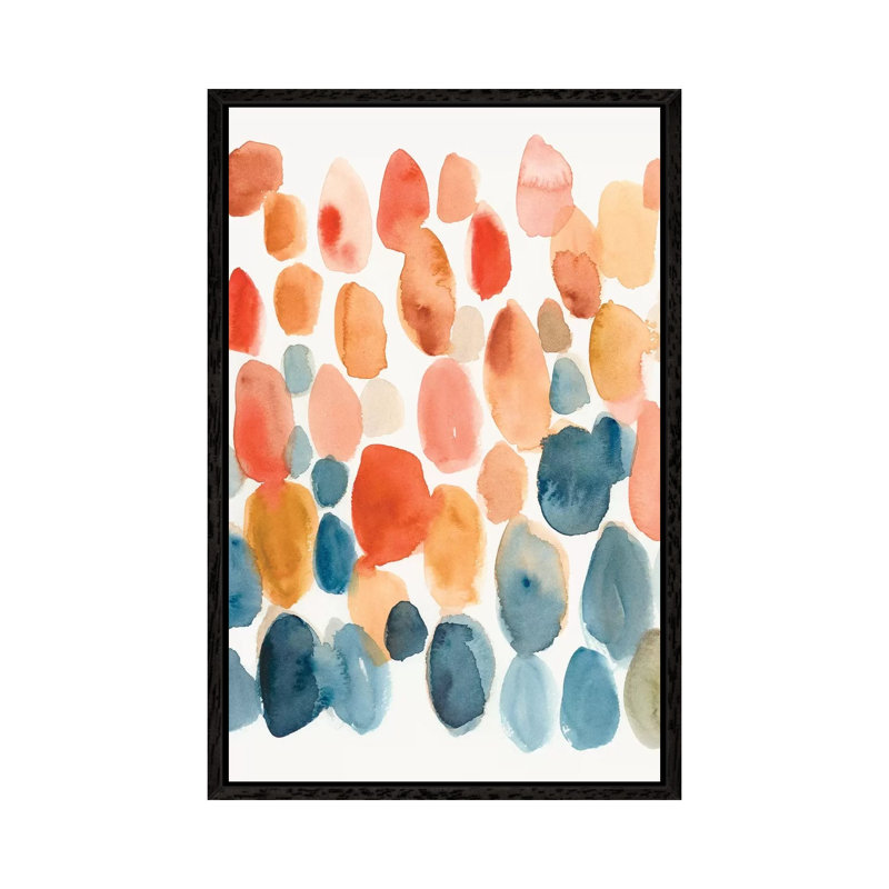 Citrus Season I 1 Piece Floater Frame Wall Art on Canvas, 101.6 cm H x 66.04 cm W, Black