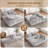 103" Boneless Compressed Sectional Couch No Assembly Required With Pillows-61106479-62584985
