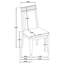 Ensemble de 2 chaises d'appoint Clarendon ivoire et noir