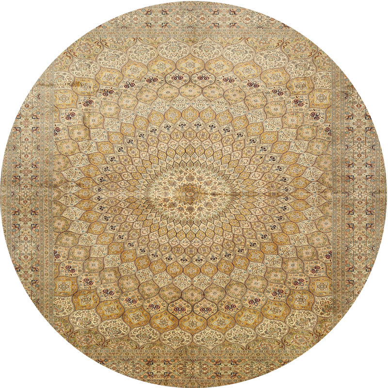 Coleena Oriental Indoor Rug, Round 3'