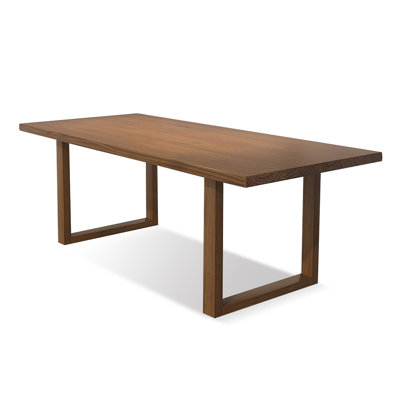 Brown Rectangular Solid Dining Table For Dining Room/Kitchen