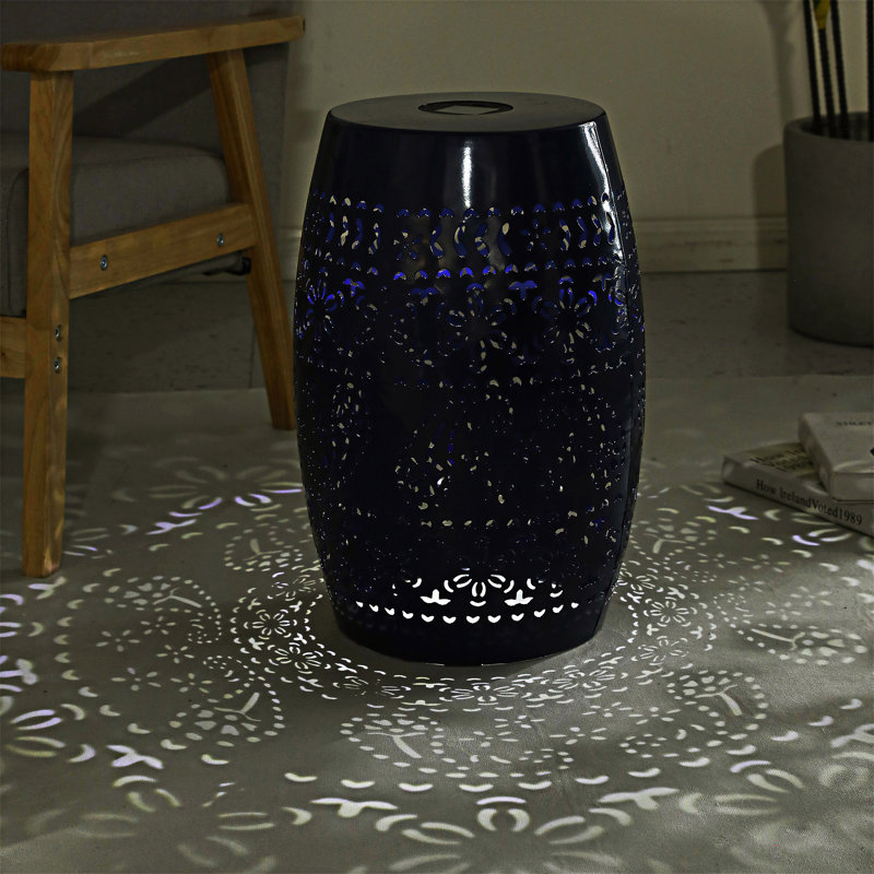 Table d'appoint d'extérieur, Bleu très foncé