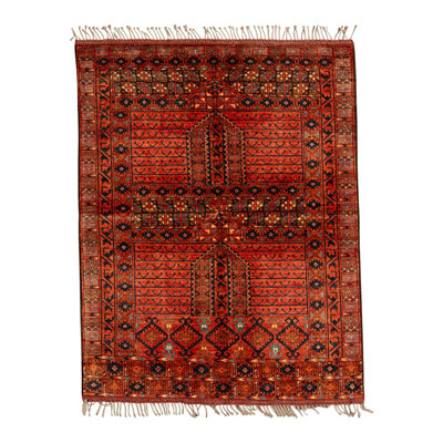 Hand Knotted Wool Oriental Area Rug