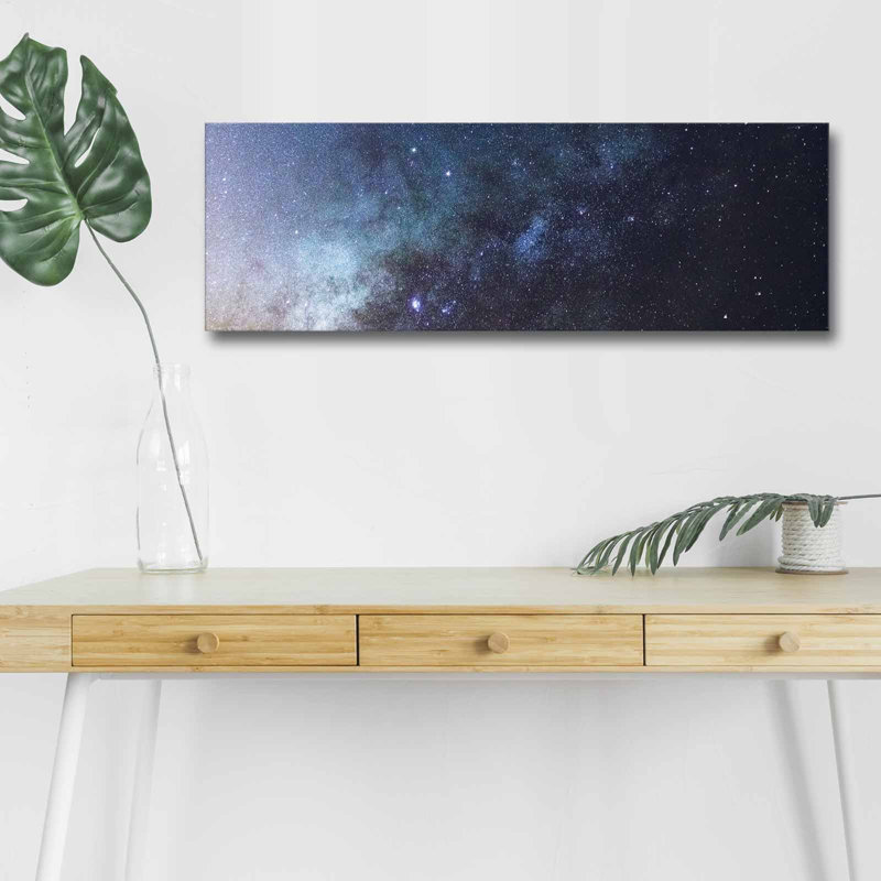 Superbe peinture sur toile lumineuse à DEL, 11,8 po x 35,4 po | Toile 100% suède avec cadre 100% bois (épaisseur: 1,2 po) | À piles (1 x 9 V, non incluse) | Parfait pour la décoration intérieure et l'ambiance