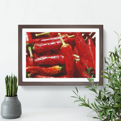 Red Chilli Peppers - Framed Print