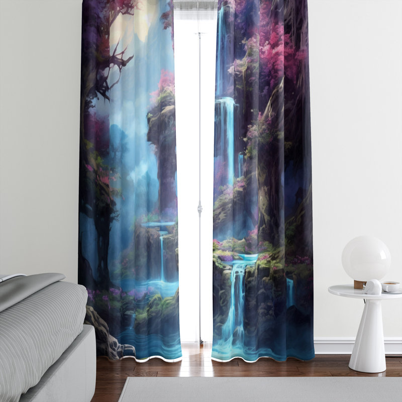 Paire de rideaux obscurcissant en polyester Wardville, L 40 po x L 52 po