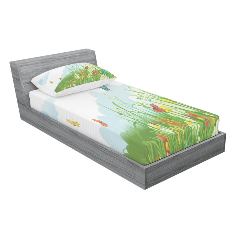 Microfiber Sheet Set, Twin XL Sheet Set with Fitted Sheet