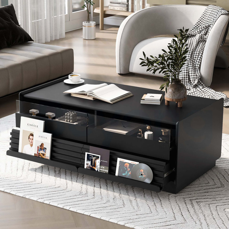 Table basse, Noir