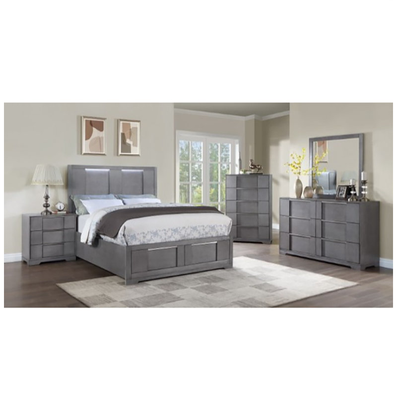 Commode double l 6 tiroirs Britta