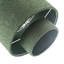 Modern Tiered Pendant Shade In Luxurious Forest Green Boucle Fabric By 