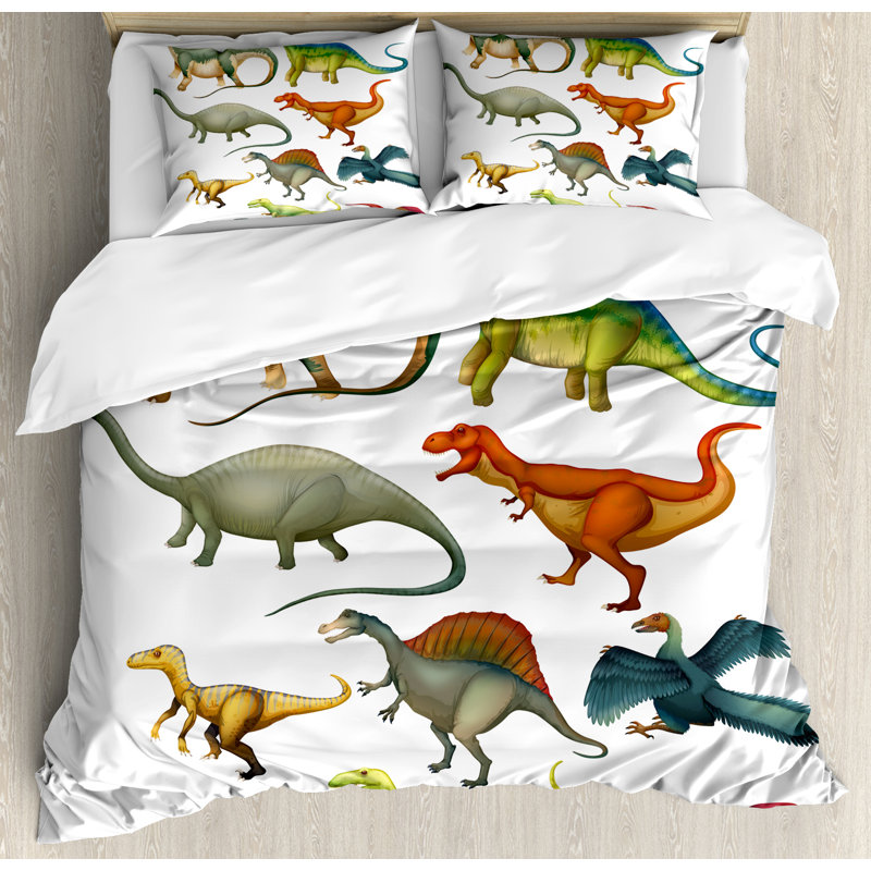 Ensemble de housse de couette dinosaur, Très grand
