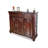 Dark-walnut Solid Wood Shoe Storage Bench