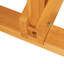 Room Divider Stand - Walnut - 3 Panel-1724886511-1724886516