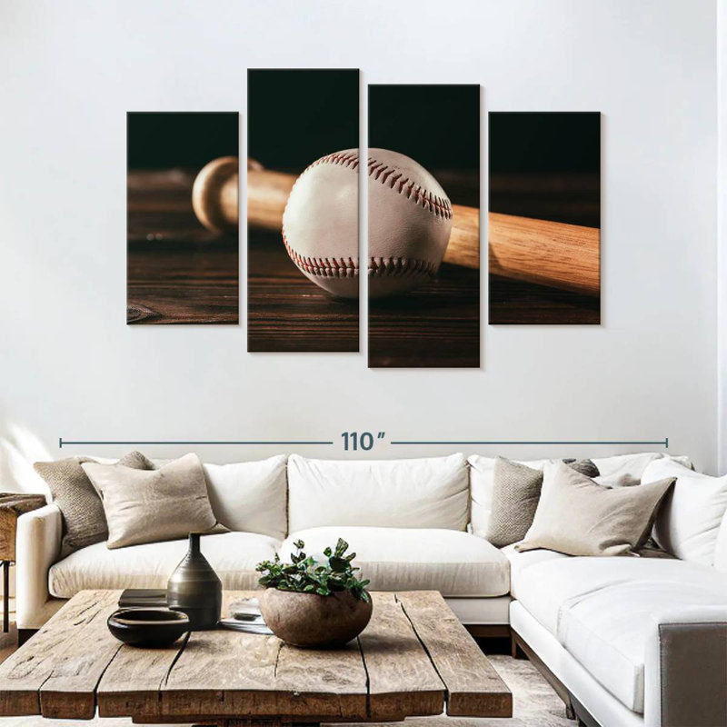 Sireci Baseball Things, 54" H x 84" W