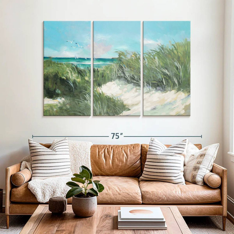Gillard Beach Coast Grass, 42" H x 65" W