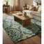 Tapis touffeté à la main 100% laine vert Cementon-29133533