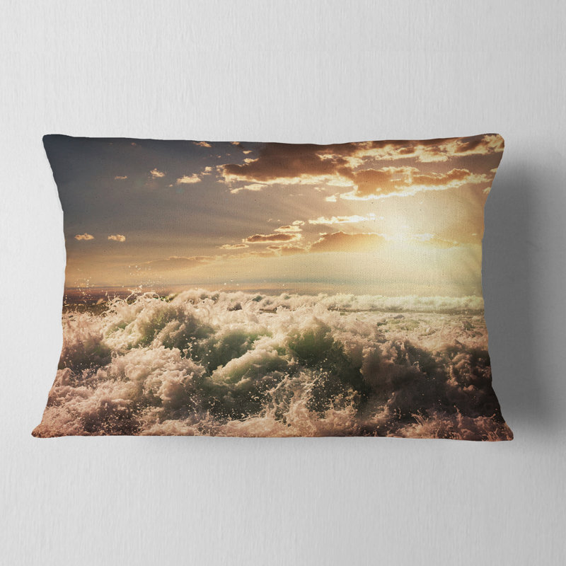 Coussin Seascape, Rectangulaire, 12 po x 20 po