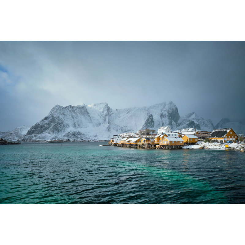 Îles Lofoten, Norvège - Photographie sur toile tendue, H 8 po x l 12 po