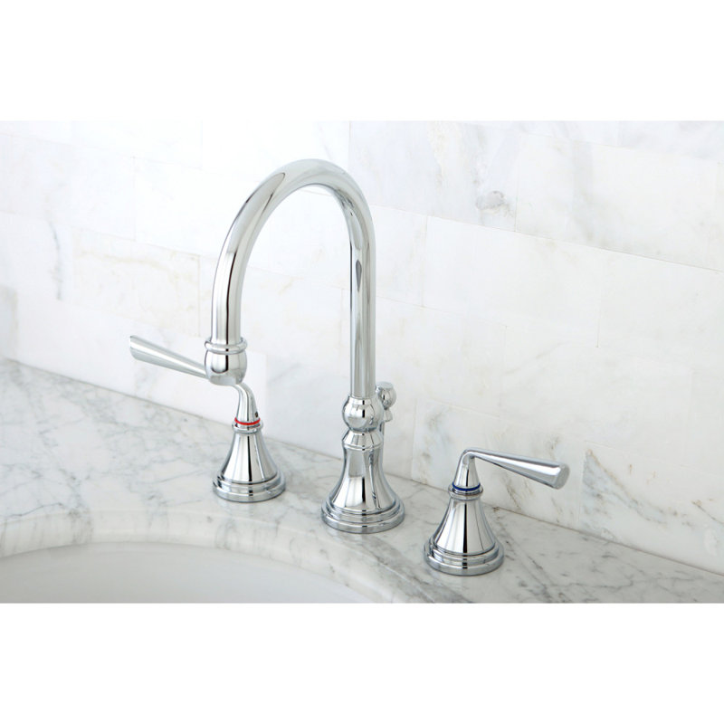 Robinet de salle de bain argenté avec drain, Chrome poli