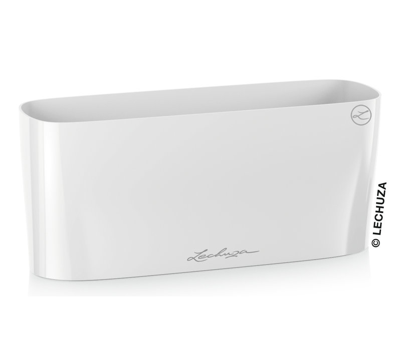 Delta Premium Window Box Planter, White, 13cm H x 30cm W x 11cm D